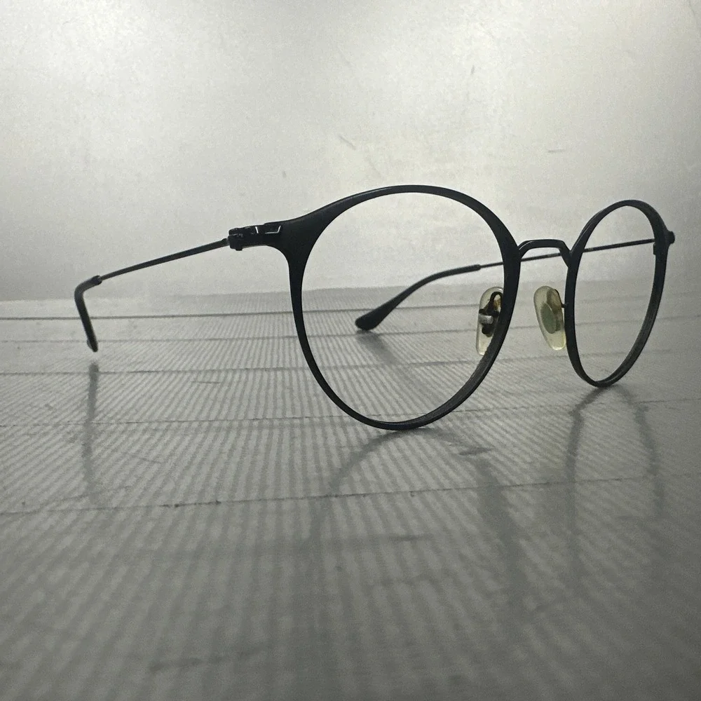 Ray-Ban RB 6378 2904 Black Round Metal Eyeglasses FRAMES ONLY 49[]21-145